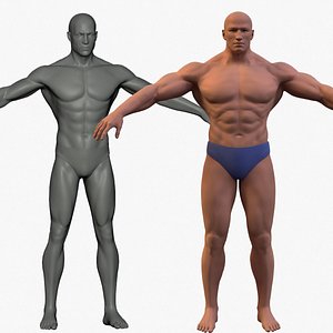 Base mesh male body - Collection 1