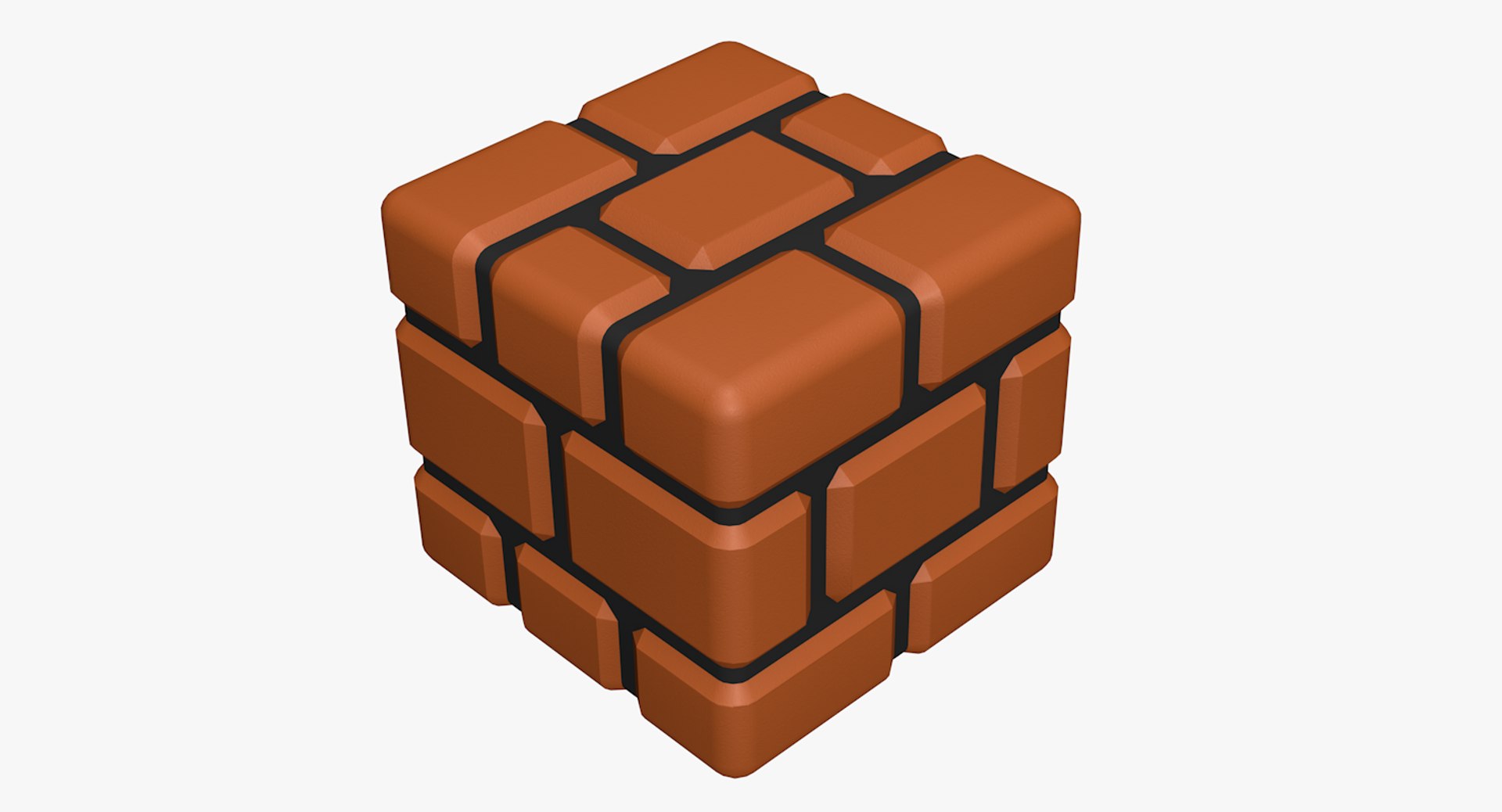 Brick Block Super Mario 3D Model - TurboSquid 1372379