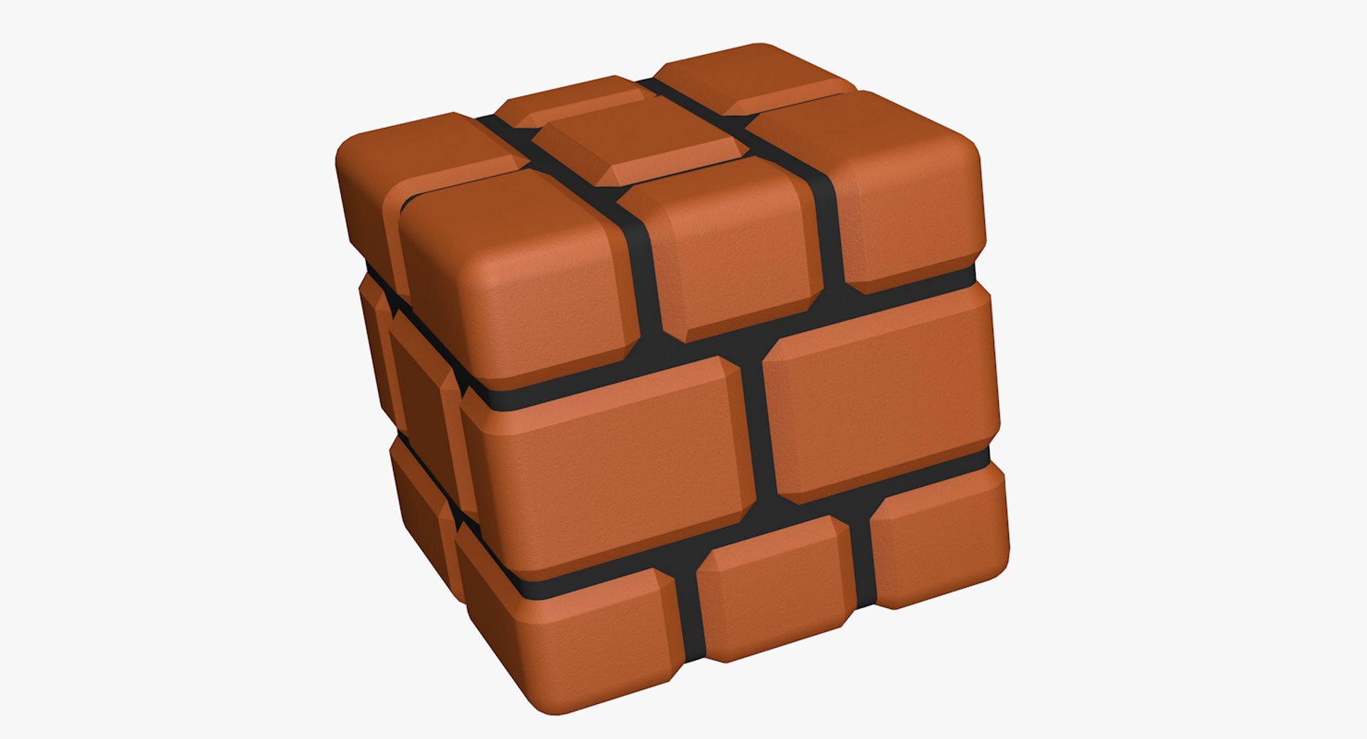 Brick Block Super Mario 3D Model - TurboSquid 1372379