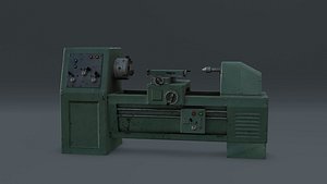 3D Machine 02 Weathered
