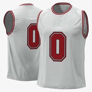 Basketball Jersey White
