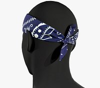 Blue Paisley Bandana