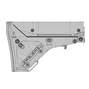 Magpul Stock (highpoly)