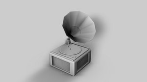 3d grammophone