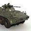 Amphibious Armoured Personnel Carrier BTR 80A Rigged