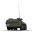 Amphibious Armoured Personnel Carrier BTR 80A Rigged