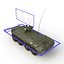 Amphibious Armoured Personnel Carrier BTR 80A Rigged