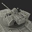 Amphibious Armoured Personnel Carrier BTR 80A Rigged