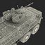 Amphibious Armoured Personnel Carrier BTR 80A Rigged
