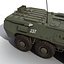 Amphibious Armoured Personnel Carrier BTR 80A Rigged