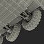 Amphibious Armoured Personnel Carrier BTR 80A Rigged