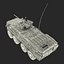 Amphibious Armoured Personnel Carrier BTR 80A Rigged