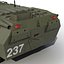 Amphibious Armoured Personnel Carrier BTR 80A Rigged