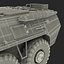Amphibious Armoured Personnel Carrier BTR 80A Rigged
