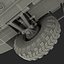 Amphibious Armoured Personnel Carrier BTR 80A Rigged