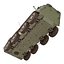Amphibious Armoured Personnel Carrier BTR 80A Rigged