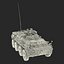 Amphibious Armoured Personnel Carrier BTR 80A Rigged