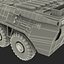 Amphibious Armoured Personnel Carrier BTR 80A Rigged