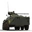 Amphibious Armoured Personnel Carrier BTR 80A Rigged