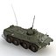 Amphibious Armoured Personnel Carrier BTR 80A Rigged