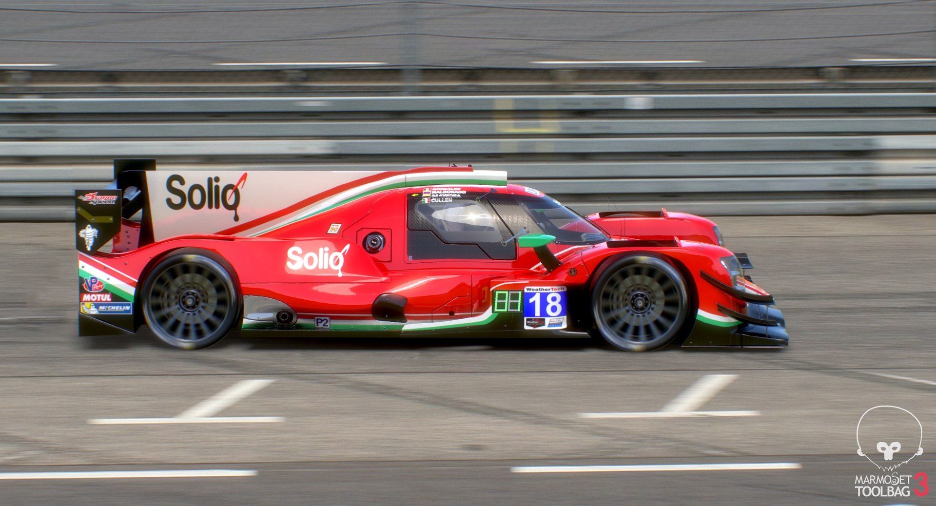 Race car imsa season model - TurboSquid 1414163