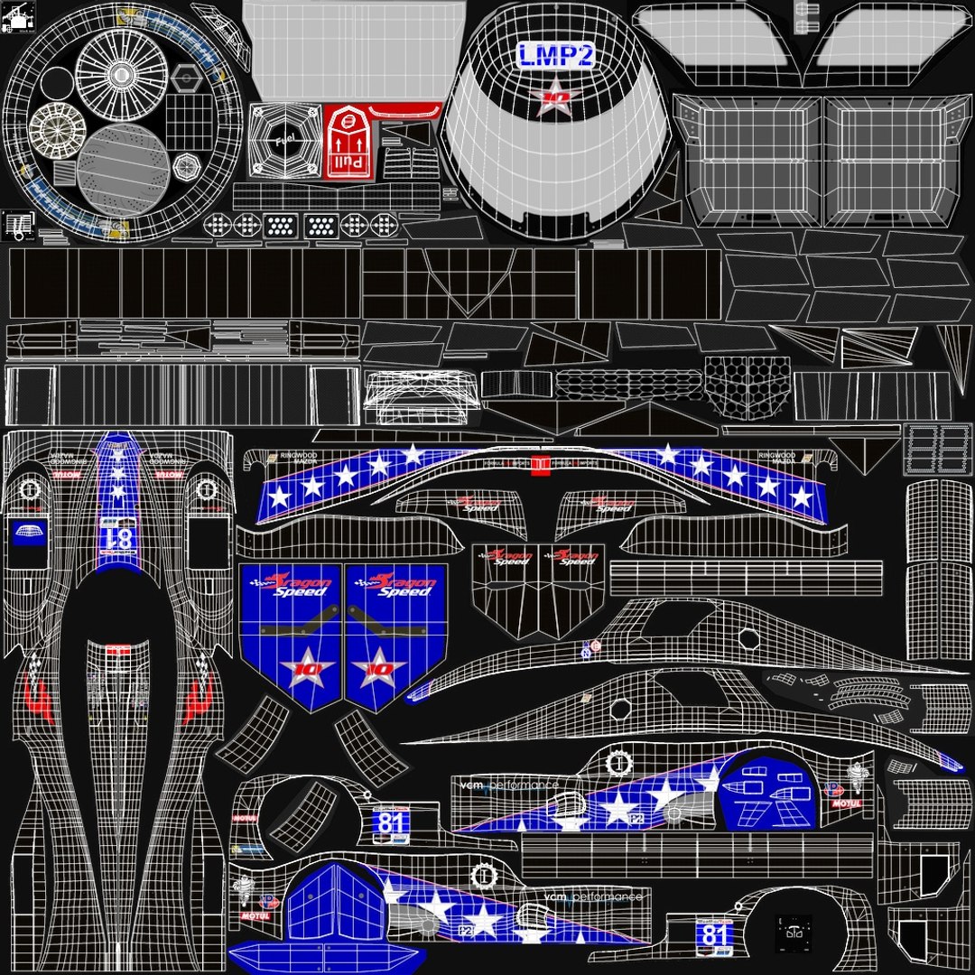 Race car imsa season model - TurboSquid 1414163