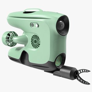 3D Underwater ROV with Gripper Hand