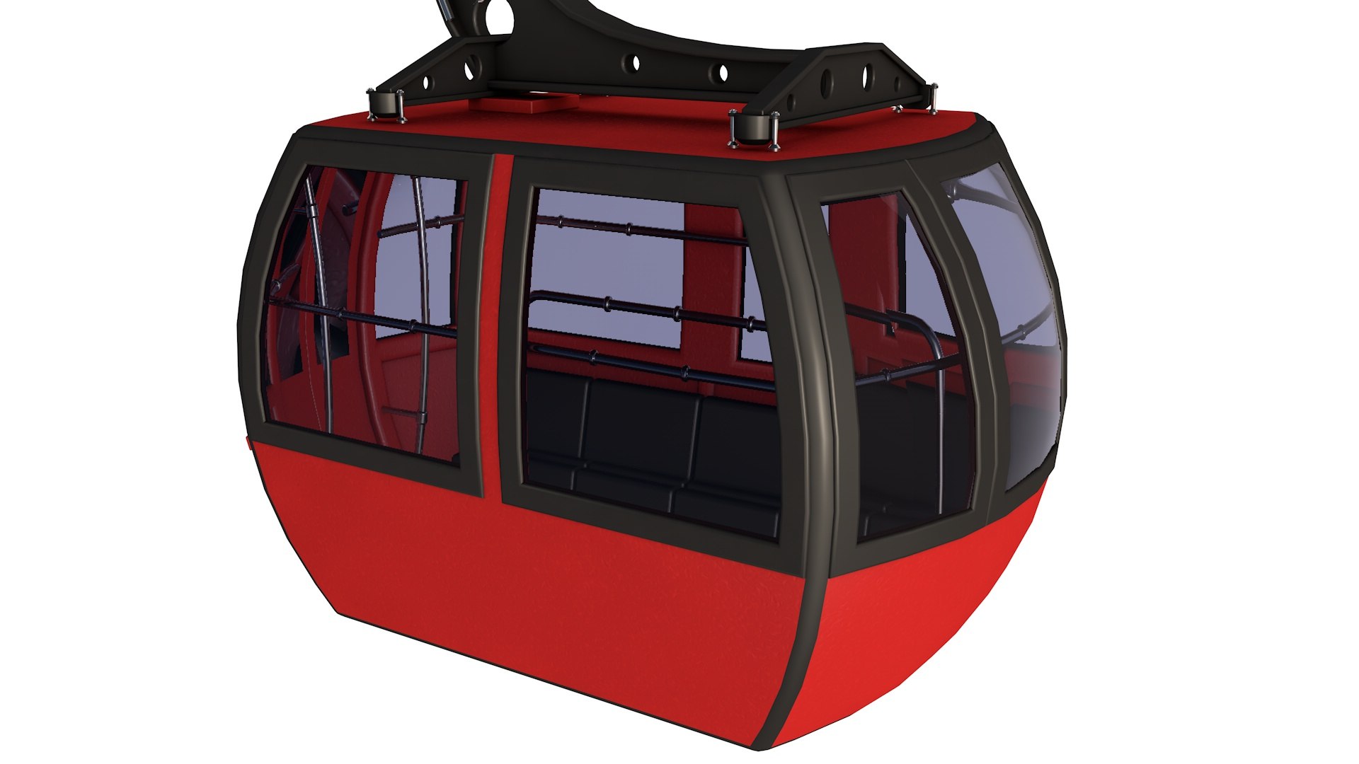 3D Cableway Cabin Model - TurboSquid 1877259