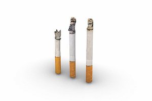 3D Cigarettes model