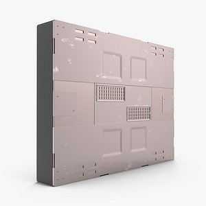 Sci-Fi Anodized Panel 3D Model