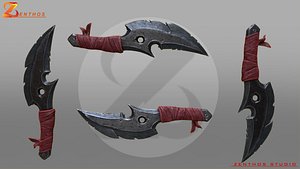 3D model Dagger Lowpoly