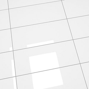 3D model tiles grout
