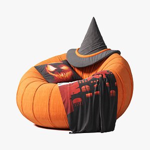 3D Halloween Armchair model