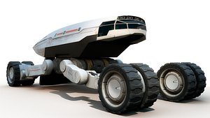 Sci Fi Cargo Vehicle