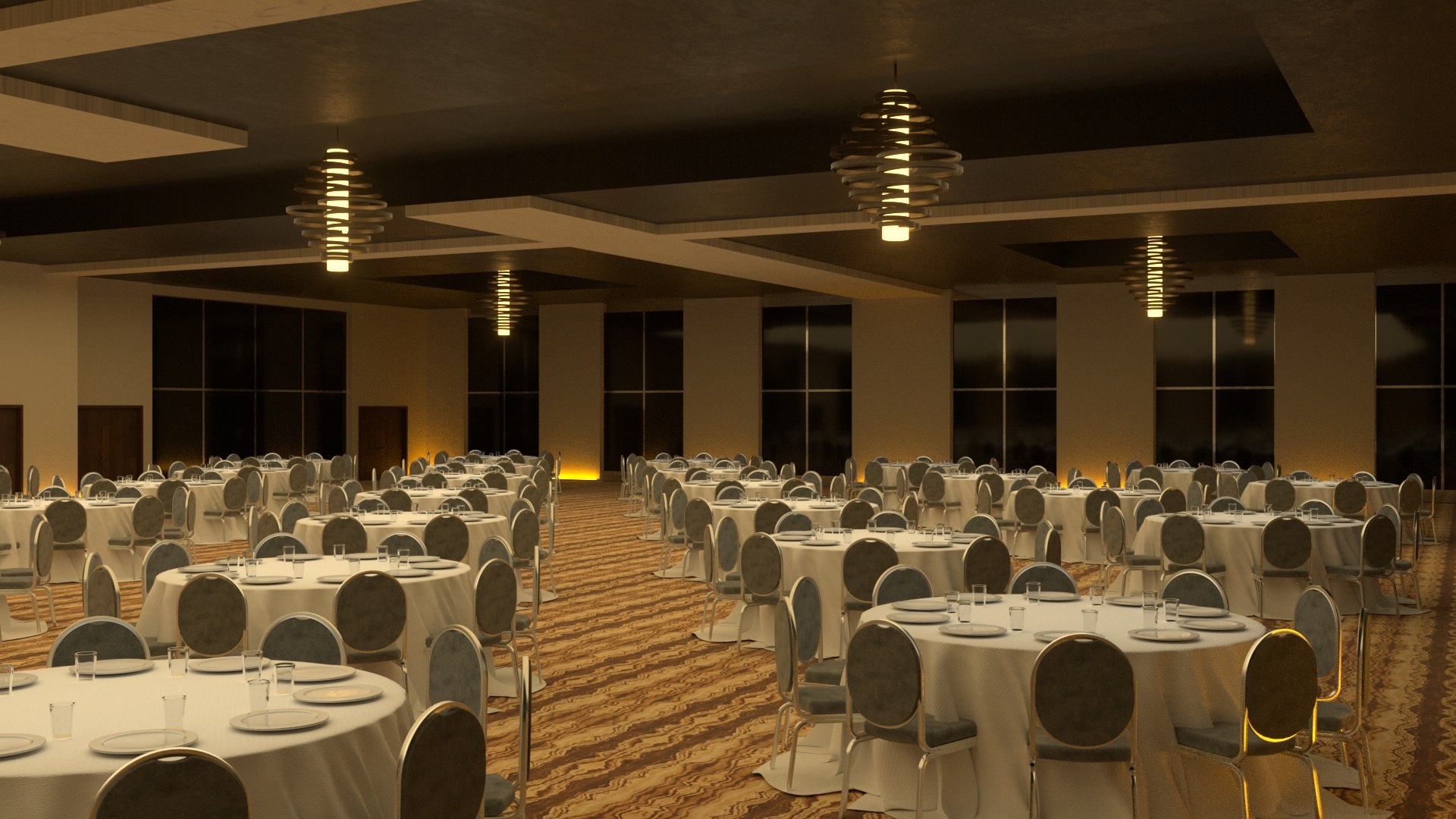 3D Ballroom 18 - TurboSquid 2187550
