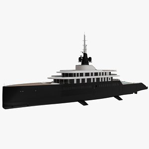 LivaO  Superyacht(1) 3D model