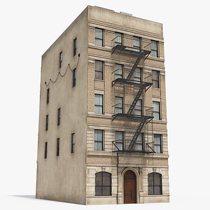 Manhattan Building 15 - 8K PBR Textures model