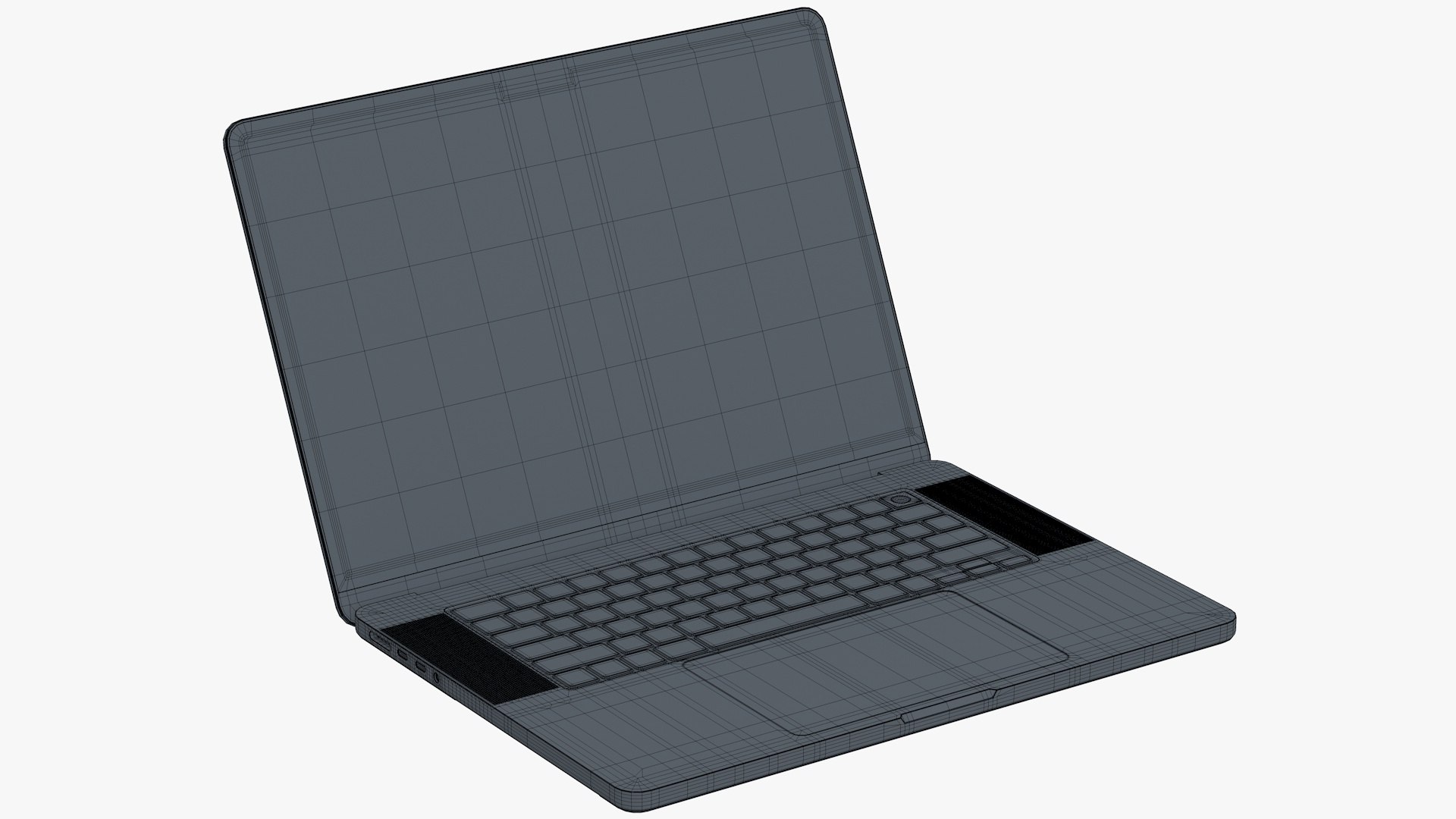 3D MacBook Pro M2 Silver model TurboSquid 2021254