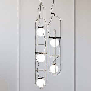 3D pendant setareh lamp fontanaarte