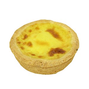 3D Game Ready Egg Tart