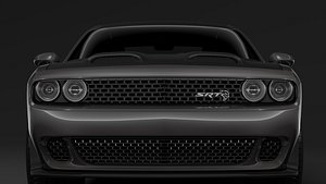 3D dodge challenger srt hellcat