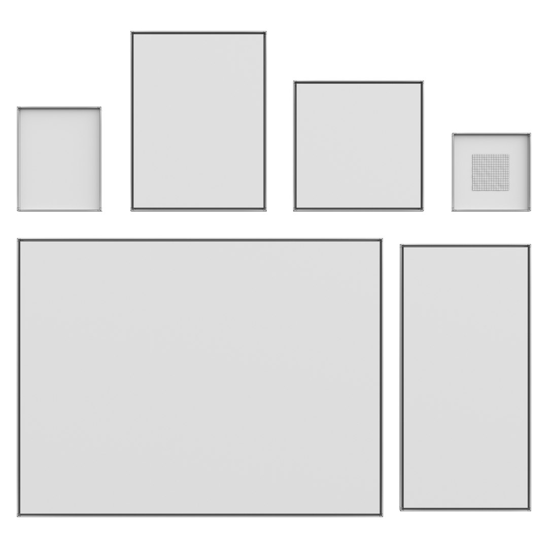 Abstract Painting Frame Set 02 3D - TurboSquid 2340982