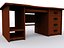 3d model computer desk