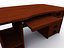 3d model computer desk