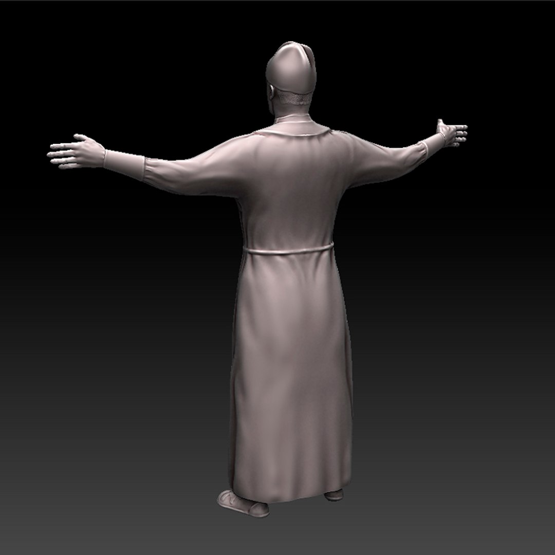 3d Model Priest