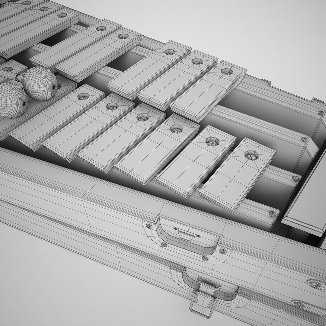 3d xylophone model