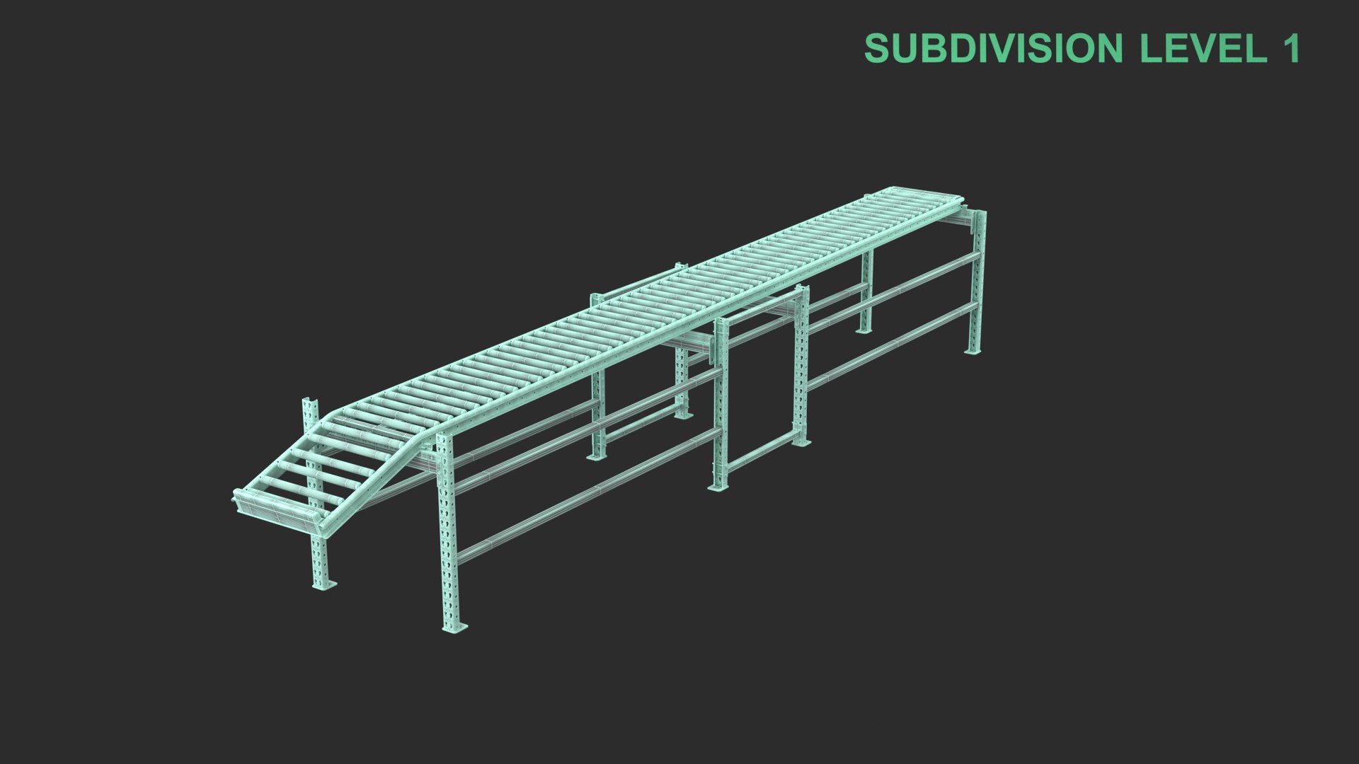 3D Warehouse Conveyor Rack model https://p.turbosquid.com/ts-thumb/2D/UFRcu1/DH/wireframe_0004/jpg/1768994641/1920x1080/fit_q87/ef7eaf013008d0a751d07673f7702416b4c96d7b/wireframe_0004.jpg