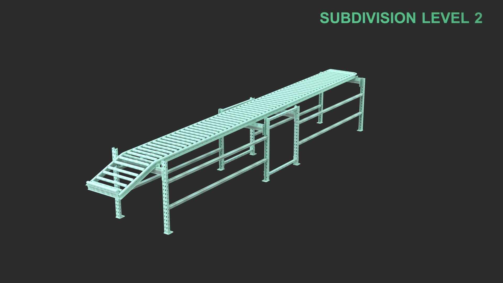 3D Warehouse Conveyor Rack model https://p.turbosquid.com/ts-thumb/2D/UFRcu1/H6/wireframe_0001/jpg/1768994640/1920x1080/fit_q87/acd4500436c77e511c4da0f843ba3c642e701f61/wireframe_0001.jpg