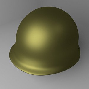 3D m1 helmet model