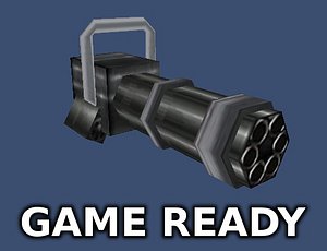 minigun mini gun obj